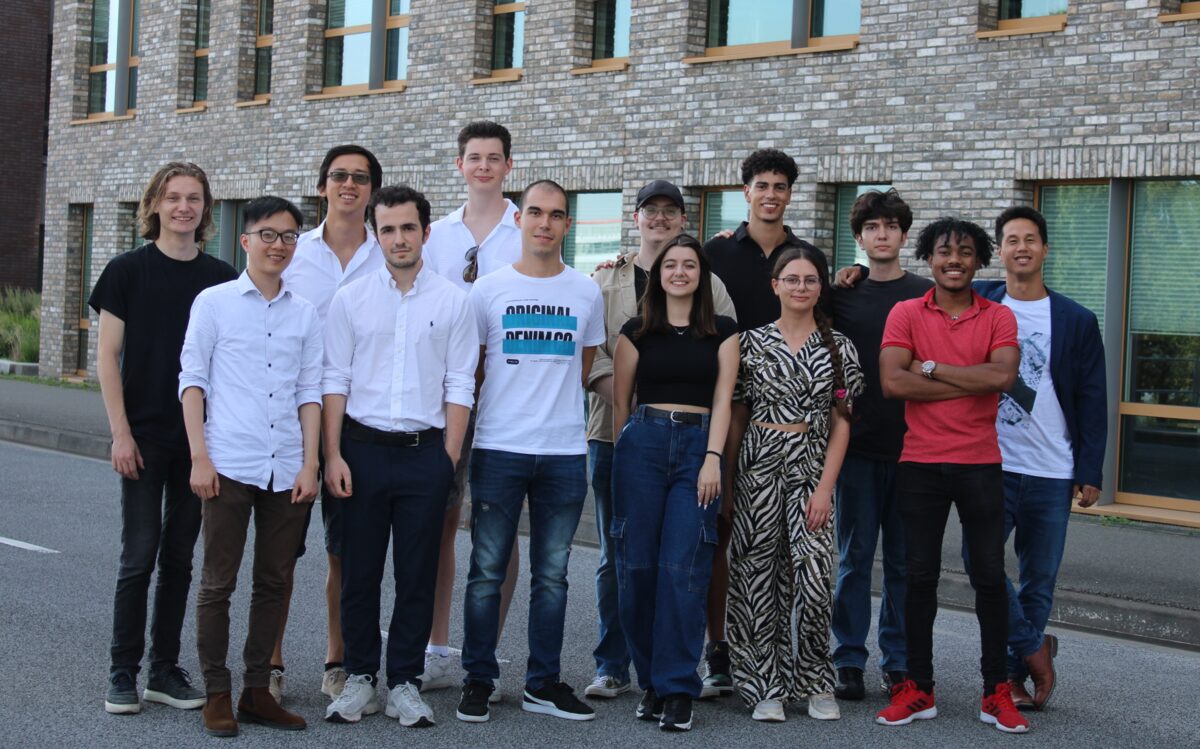 The Elephants in the Room team in front of our office at Flight Forum, Eindhoven